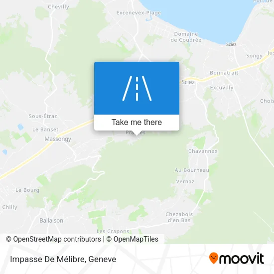 Impasse De Mélibre plan