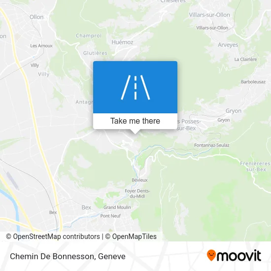 Chemin De Bonnesson map