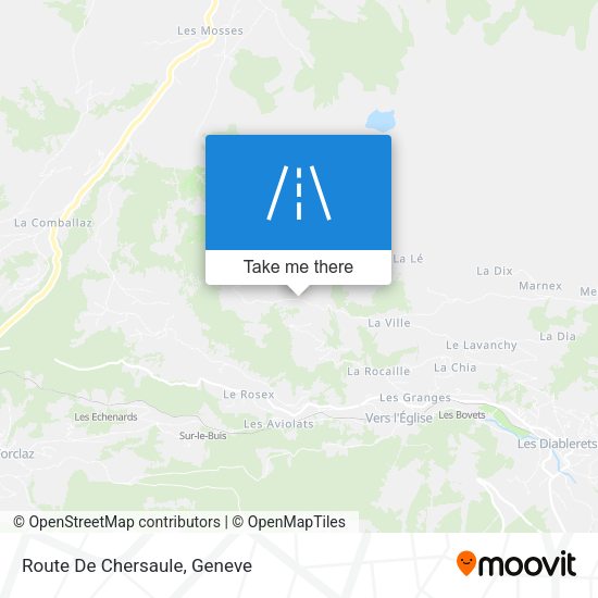 Route De Chersaule map