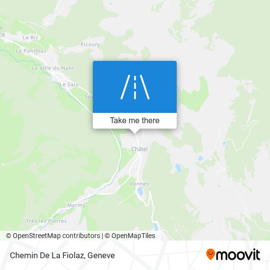 Chemin De La Fiolaz map