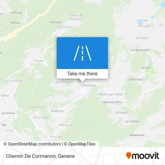 Chemin De Cormanon map