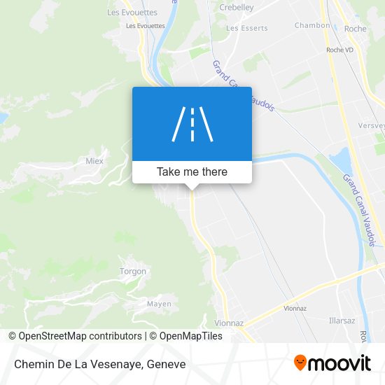Chemin De La Vesenaye map