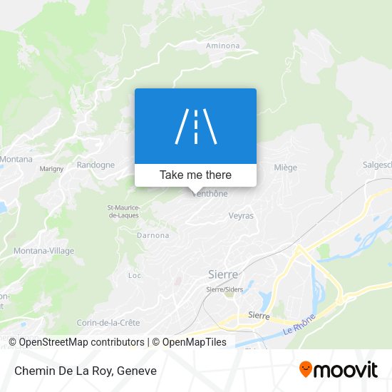 Chemin De La Roy map
