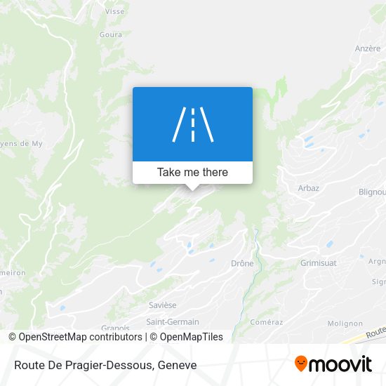 Route De Pragier-Dessous map