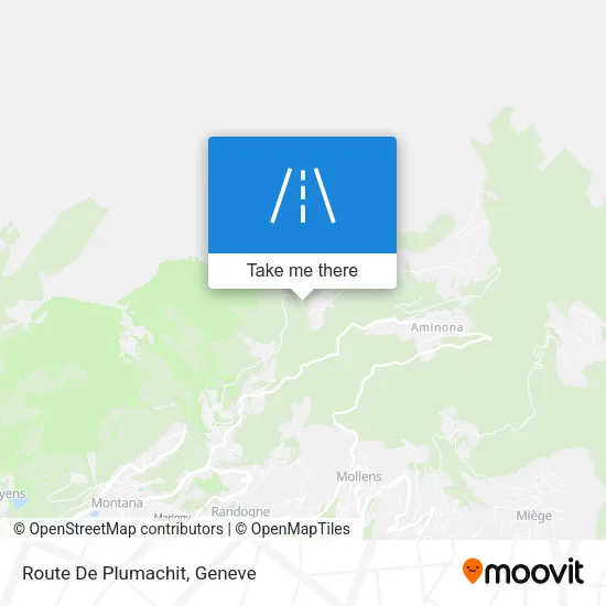 Route De Plumachit plan