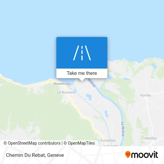 Chemin Du Rebat map