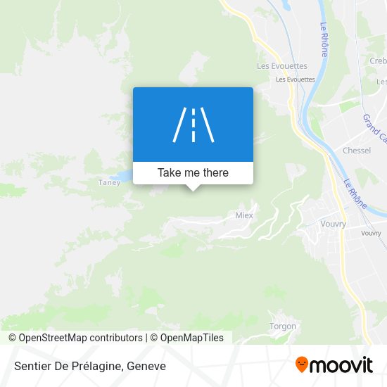 Sentier De Prélagine map