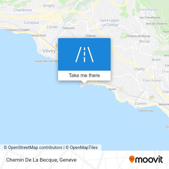 Chemin De La Becque map