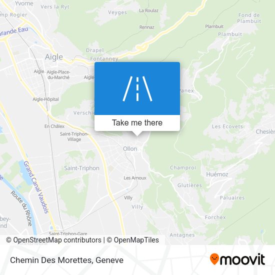 Chemin Des Morettes map