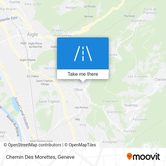 Chemin Des Morettes map