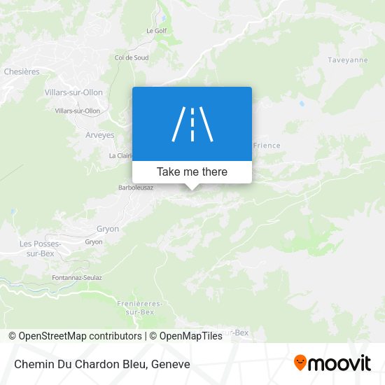 Chemin Du Chardon Bleu map