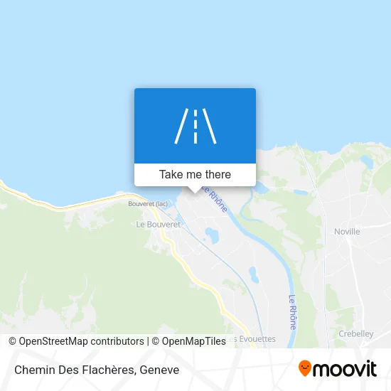Chemin Des Flachères map