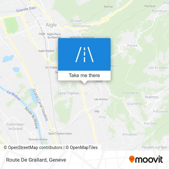 Route De Grallard map