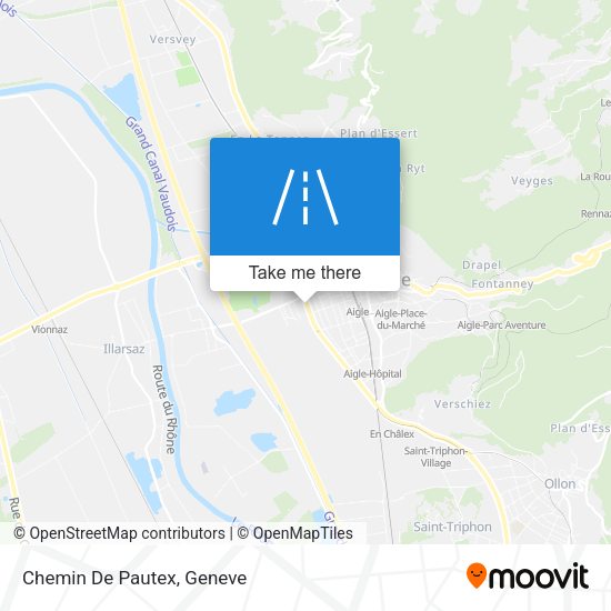 Chemin De Pautex map