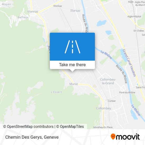 Chemin Des Gerys map