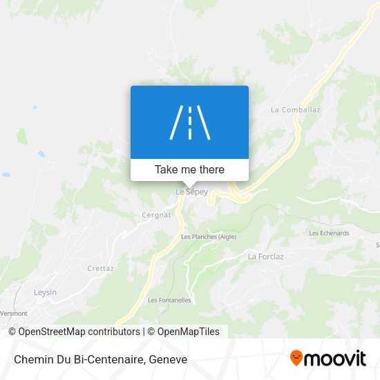 Chemin Du Bi-Centenaire map