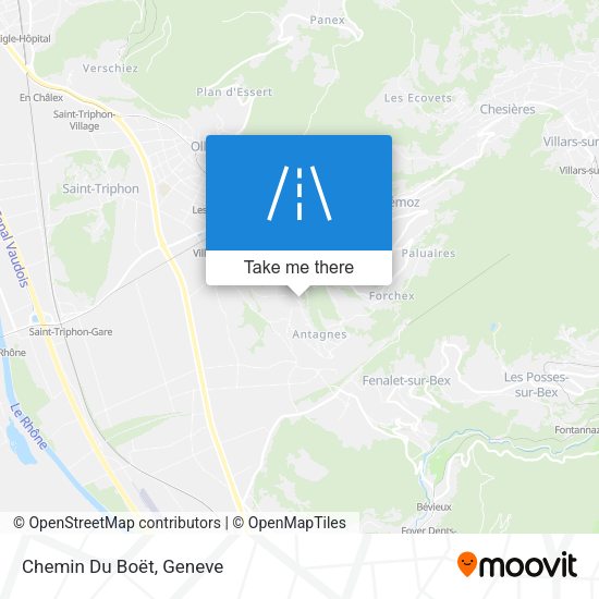 Chemin Du Boët map