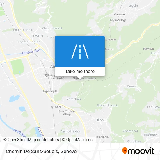 Chemin De Sans-Soucis map