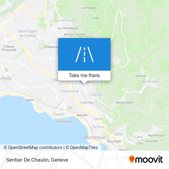 Sentier De Chaulin map