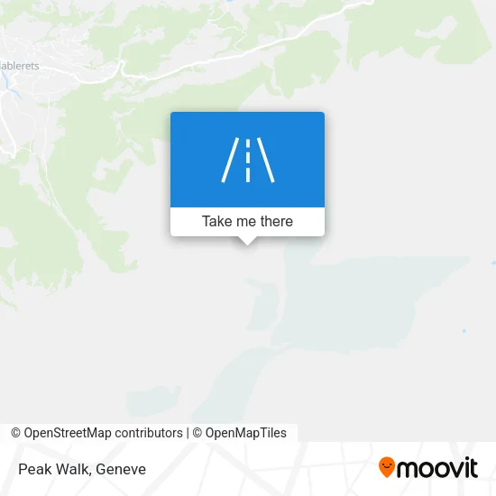 Peak Walk map