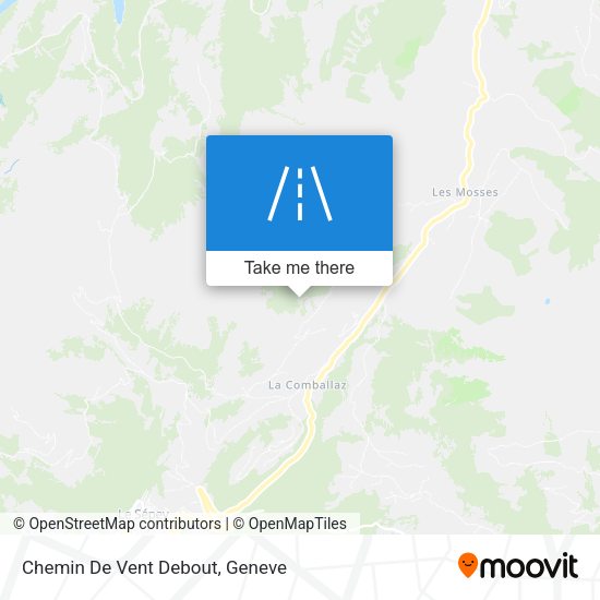 Chemin De Vent Debout map