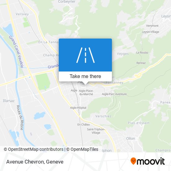 Avenue Chevron plan