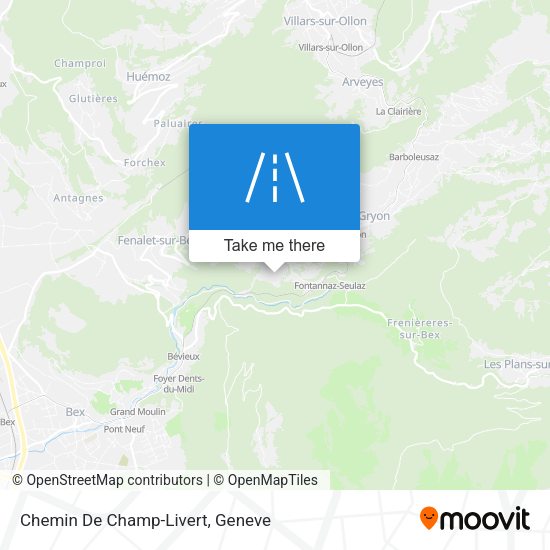 Chemin De Champ-Livert map