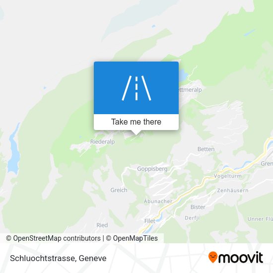Schluochtstrasse map