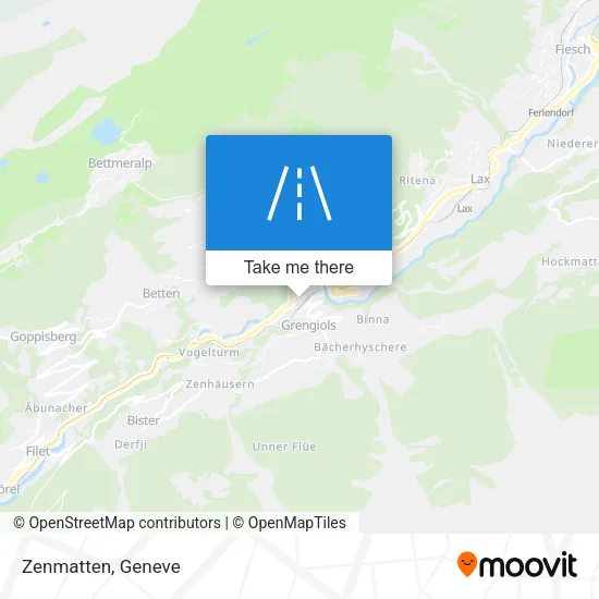Zenmatten map