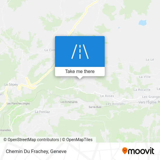 Chemin Du Frachey map