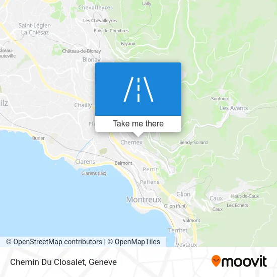 Chemin Du Closalet map