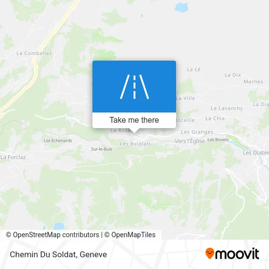 Chemin Du Soldat map