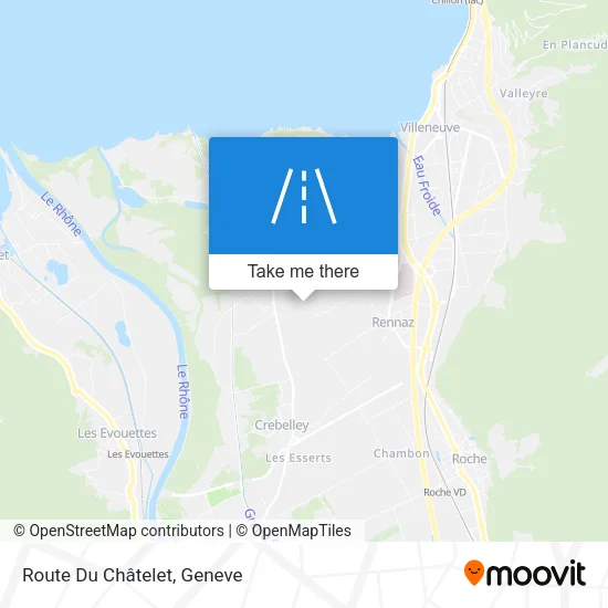 Route Du Châtelet map