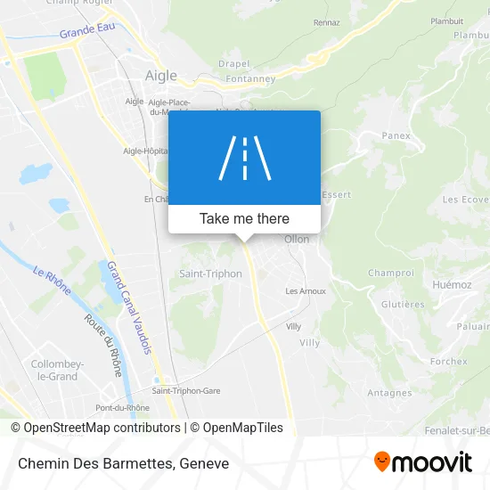 Chemin Des Barmettes map
