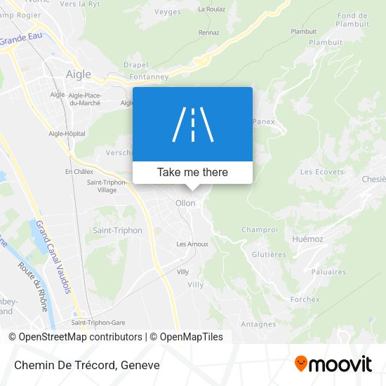 Chemin De Trécord map