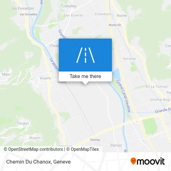 Chemin Du Chanox map