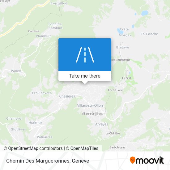 Chemin Des Margueronnes map