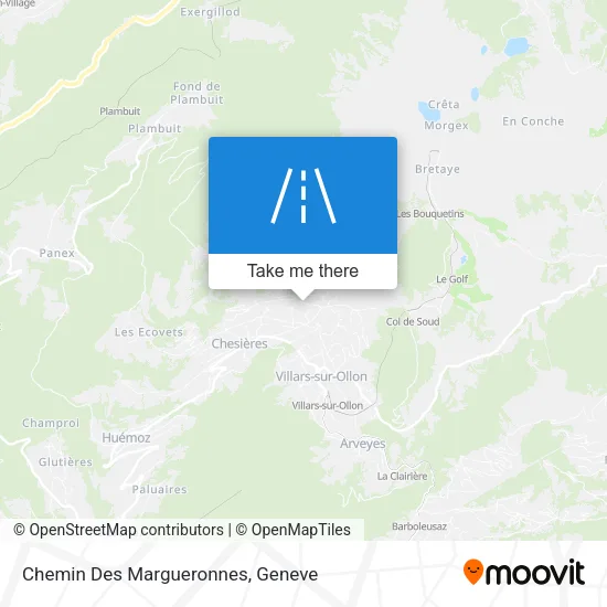 Chemin Des Margueronnes map