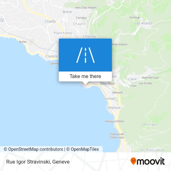 Rue Igor Stravinski map