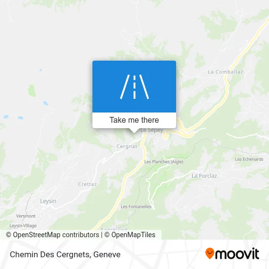 Chemin Des Cergnets map