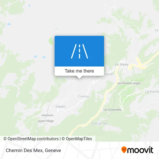 Chemin Des Mex map