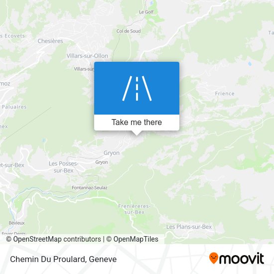 Chemin Du Proulard map