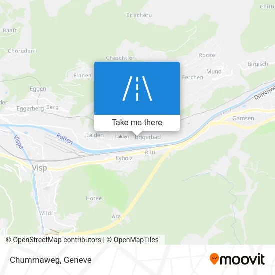 Chummaweg map