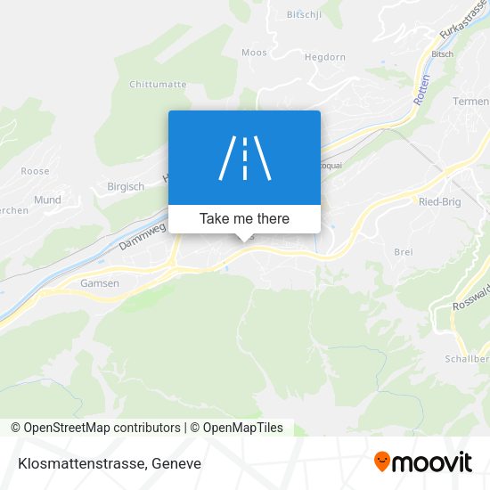 Klosmattenstrasse map