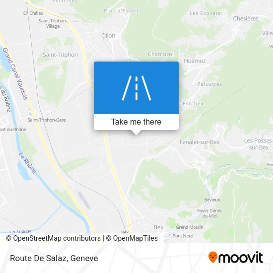 Route De Salaz map