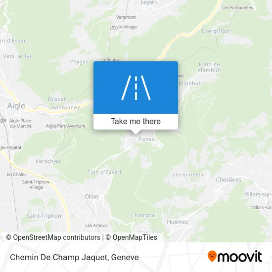 Chemin De Champ Jaquet map
