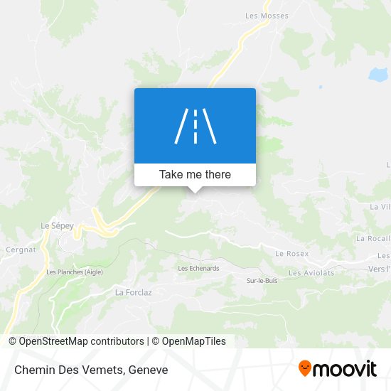 Chemin Des Vemets map