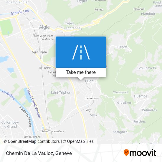 Chemin De La Vauloz map