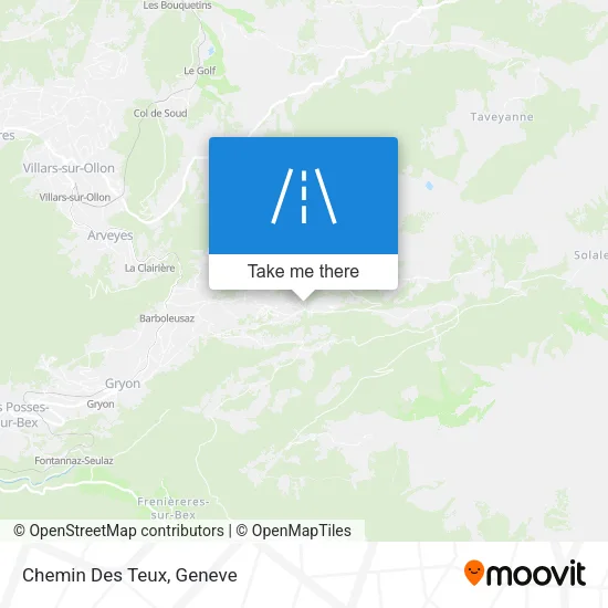 Chemin Des Teux map