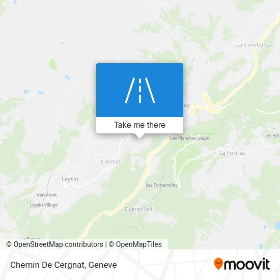 Chemin De Cergnat map